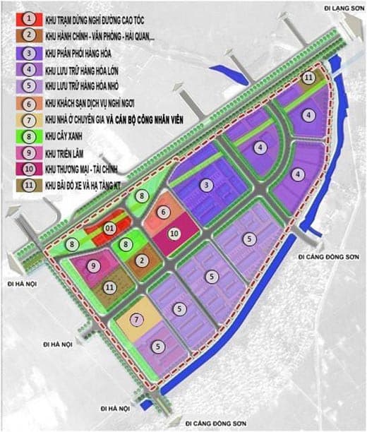 CHUYỂN NHƯỢNG DỰ ÁN 70HA TRUNG TÂM LOGISTIC - BẮC GIANG