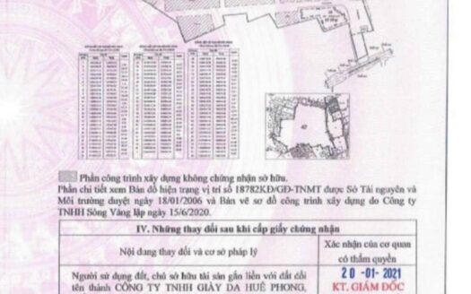 CHUYỂN NHƯỢNG 12. HA KHUÔN ĐẤT LÀM DỰ ÁN CHUNG CƯ TP. HCM