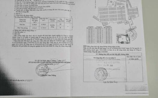 CHUYỂN NHƯỢNG 12. HA KHUÔN ĐẤT LÀM DỰ ÁN CHUNG CƯ TP. HCM